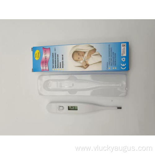 LCD Display No Mercury Waterproof Oral Underarm Thermometer